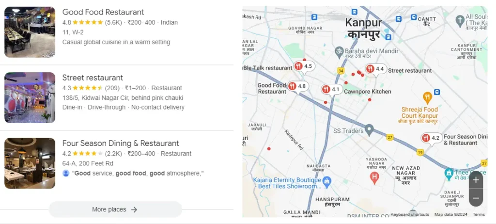 Local SEO Kya Hai और 10 आसान तरीकों से Local SEO कैसे करें? 3 10 best restaurants in kanpur