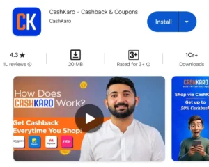 रियल पैसे कमाने वाला ऐप - Paisa Kamane Wala App रोजाना घर बैठे ₹500-₹1,000 कमाए, बिना पैसा लगाए 5 CashKaro App Kya Hai