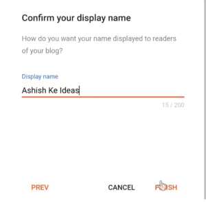 2025 में मोबाइल से ब्लॉगिंग कैसे करें - पूरी जानकारी 6 Finish par click kare