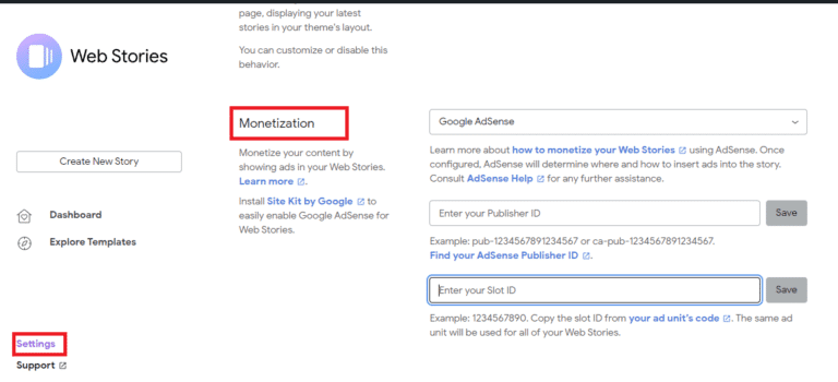 Google Web Stories में AdSense को कैसे जोड़ें