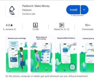 Online Paisa Kamane Wali Website: मोबाइल से पैसा कमाने वाली वेबसाइट से रोज ₹1,000 से ₹2,000 कमाएं, बिना पैसे लगाए 7 Paidwork: Make Money