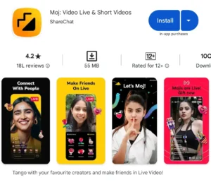 Moj App Se Paise Kaise Kamaye 2025 - हर महीने ₹60K से ज्यादा कमाई होगी, जाने सभी आसान तरीके 2 Moj App डाउनलोड कैसे करें