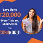 Cashkaro के द्वारा Flipkart से पैसे कमाए